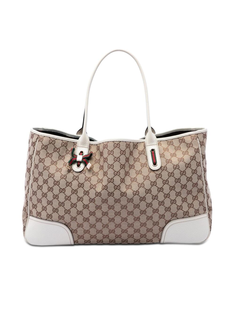 Gucci Gg Canvas Web Princy Tote Pre- #298023G54B